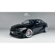 Mini Cut 1/18 BMW f87 m2cs Real Car 1: 1 Restoration Modified Customization, bbs lmr