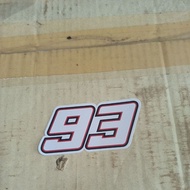 Sticker 93 Honda Marc Marquez