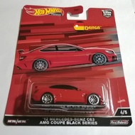 Hotwheels Premium 12 Mercedes Benz C63 AMG Coupe Black Series Red