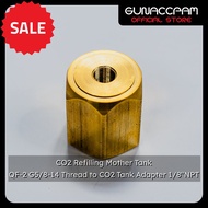 CO2 Refilling Mother Tank QF-2 G5/8-14 Thread to CO2 Tank Adaptor/Adapter 1/8"NPT