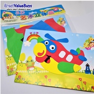 [SG] 10pcs EVA Foam Art and Craft Activity Kit Goodie Bag Toys Stationery Gifts Children Birthday