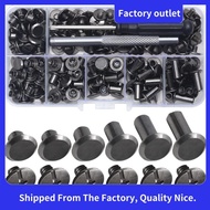 Chicago Screw Leather Rivets Assorted Screw Rivets M5 Chicago Binding Screws for Decorating PU Craft