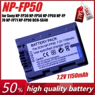 7.2V 1150mAh NPFP50 NP-FP50 Battery for Sony NP-FP30 NP-FP50 NP-FP60 NP-FP70 NP-FP71 NP-FP90 DCR-SX4