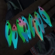 Micro jig full gid 1g 3g 5g Gram tetra full gid assist hok jig metal jig 1gram metal jig 3gram metal