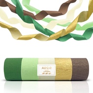 Sage Green Birthday Party Decorations 5 Rolls Crepe Paper Streamers for, Bridal/Baby Shower, Birthda
