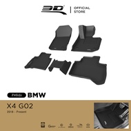 3D Mats พรมปูพื้นรถยนต์ BMW  X4 (G02) 2018 - 2026   พรมกันลื่น พรมกันนํ้า พรมรถยนต์