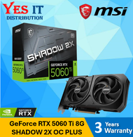 MSI GeForce RTX™ 5060 Ti 8G SHADOW 2X OC PLUS / GeForce RTX 5070 SHADOW 2X OC 12GB GDDR7 Graphic C