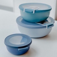 【快速出貨】荷蘭 Mepal 圓形/方形密封保鮮盒-藍色/單寧藍