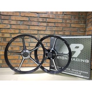 SPORT RIM FG 505 Y16 Y15 Y135 kriss1 wave100 Wave125   FG 505 ENKEI FORGED ALLOY CNC 140/160 X 17 [ 
