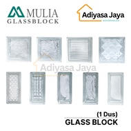 Mulia Glass Block 1 Box | Glassblock | Home Divider Wall Glass