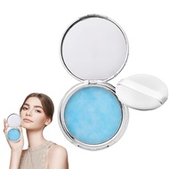 Chillab Lavender Matte Powder,Lavender Matte Powder Oil Control,Chillab Polvo Compacto with Mini Pow