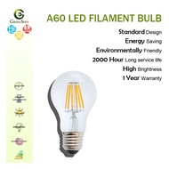 Gs Lighting A60 FILAMENT LED BULB EDISON BULB E27 6W W/W