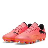 Puma Mens Future 7 Play Firm Ground Football Boots (Sun Glow-Black) - Sports Direct BZJI 6EMA