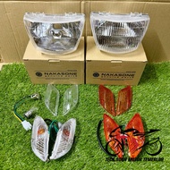 (COMBO SS 2) HEAD LAMP LAMPU DEPAN FRONT SIGNAL DEPAN SIGNAL COVER DEPAN SIAP SOCKET MENTOL YAMAHA S