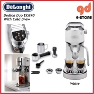 Delonghi EC890 Dedica Duo Espresso Machine EC890.M EC890.PK EC890.GR EC890.WI Pink Silver Green Whit