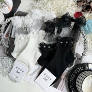 2025 lolita Socks Lace lolita Socks Women's Mid-tube Socks jk Socks Japanese Women's Socks Lace Heav