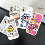 WC37 Shinchan Casing for hp Plating Samsung A53 F04 FE A73 A55 A71 A54 S20 M04 S21 5G TPU material
