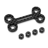 Tworks RC TO-328-A Graphite Wing Mount One Piece Adapter ( For Team Associated RC8 B4 )