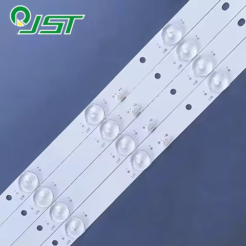 100% New 4pcs/Kit LED Strips for 43 TV JS LB D JP4320 111DBAD 50422 E43DF2000 860.0*18.0*1.0 NEVIR N