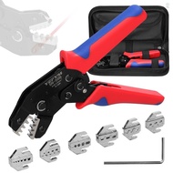 hilisg) Terminals Crimping Tool Set Pressed Plier Electrician Tools Electrical Terminals Clamp Plier Electronics Pressing Connector Terminals Hand Clamp Tool