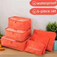 6 Pcs Set Storage Bag for Clothes Baggage Bag Travel Luggage Packing Cubes Travel Organizer