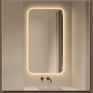 Wall Mirror Toilet Storage Cabinet Bathroom Mirror Cabinet Storage Vertical Washstand Luminous Mirror with Light Anti-Fog Smart Strong and Durable  21 dian