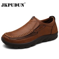 Leather Men Casual Shoes Zapatos Brand Men Loafers Moccasins Breathable Slip on Driving Shoes Plus Size 39-48 Drop Shipping
