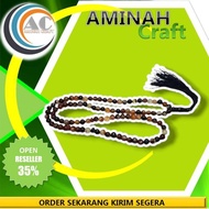 Yemen Honey Stone Tasbih 8mm 99 Grains Original BY AMINAH CRAFT