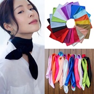 Square silk scarf for women 70 70x70cm turban bandana, beautiful, high-quality head covering to make