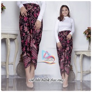 Rok lilit batik Motif warna ping free ring / Rok lilit motif kekinian / rok lilit set / rok lilit in