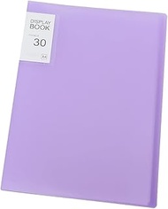 30 Pages Purple Diamond Storage Book A4 Portfolio Folder 60 Pictures Student Art Display Protect Art