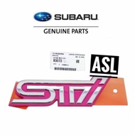 Subaru V7 V8 Rear Trunk STI Emblem Impreza WRX STI Bonnet Logo