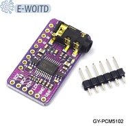 E-WOITD บอร์ดเครื่องเสียงดิจิทัล PCM5102ออดิโอสำหรับเครื่องเล่นบอร์ดดิจิทัลโมดูลต่อประสาน PCM5102A I