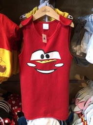 香港迪士尼樂園 反斗車王 Cars 閃電王 麥坤 Lightning McQueen BB衫 均碼