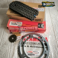 Chain Gear Set / Chain & Sprocket WR 155 B3M-W001A-00 Original Yamaha