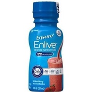 (Ensure) Ensure Enlive Advanced Therapeutic Nutrition Shake, Institutional, Strawberry, 8 oz Bott...