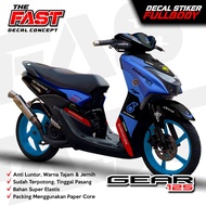Decal Gear Fullbody Petronas Stiker Yamah Gear 125 Decal Mio Gear 125 Full Body Stiker Motor Gear 12