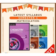 Latest Syllabus Matriculation Sem 1Reference book for Science Student