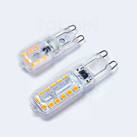 2PCS Mini G9 LED 220V 230V 2835 Light Bulb 5W 7W 9W Body Home Chandelier Spotlight Replace 20W 30W 4