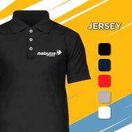 🌺🥨 Baju Dry Fit MALAYSIA AIRLINES MAS Uniform Microfiber Polo T Shirt Tshirt Casual Unisex T-Shirt J
