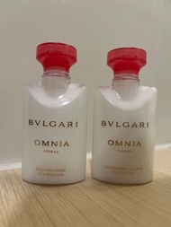 Bvlgari Omnia coral face emulsion 40ml &body lotion