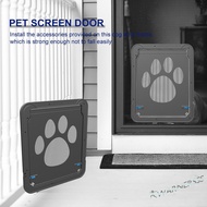 Pet Screen Door Cat Flap Easy To Install 24x29cm Home Pet Supplies for Small Dog [Warner.sg]