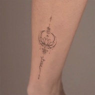 1ชิ้น ใช้ได้กับน้ำ กันเหงื่อ ไม่สะท้อนแสง เคลือบสีใสรูปพระจันทร์เสี้ยว ดอกบัว ตัวหนังสือ Thailand ลา