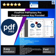 FinePrint pdfFactory Pro 8.22 (EDIT PDF ) 【New Aug 2022】