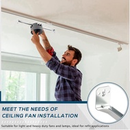 2 Pcs Ceiling Fan Brace Electrical Box 14.25 to 22.5 Inch Adjustable Electrical Box and Support Bar 