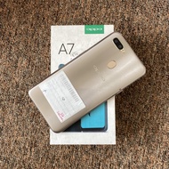 Oppo A7 4/64GB Seken Resmi Gold