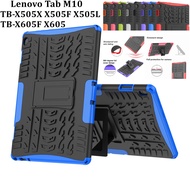 Tablet Case For Lenovo Tab M10 Case 10.1" M10 TB-X505X X505F X505L X605F X605L armor case full body TPU+PC Shockproof Stand