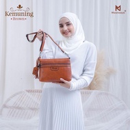 Tas Selempang Kemuning by MOONZAYA bahan kulit tampil modis tas simple