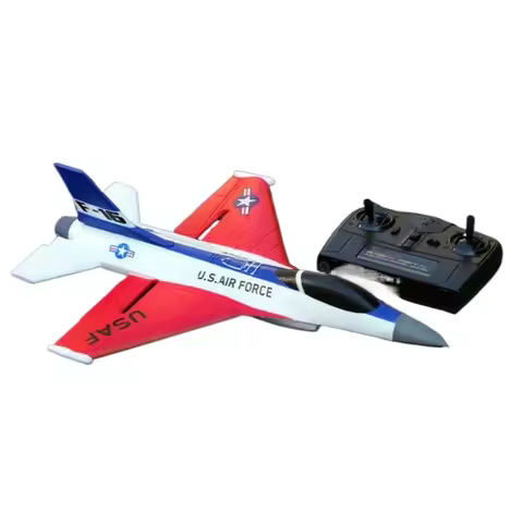 VolantexRC F 16 Rc Fighter Jet Durable Foam 2 4Ghz Gyro Flig Control Led Light Two Channel Outdoor F