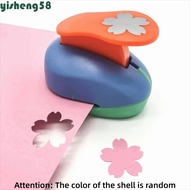 YISHENG Flower Furador, Random Color 7*6*4cm DIY Paper Cut Puncher, Punches Maker Labor Saving Large